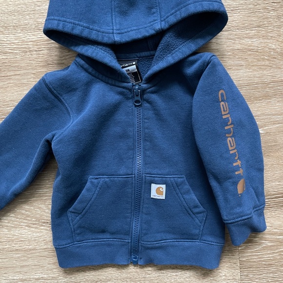 Carhartt Boys' Long-Sleeve Full-Zip Hooded Sweatshirt - Picture 6 of 9